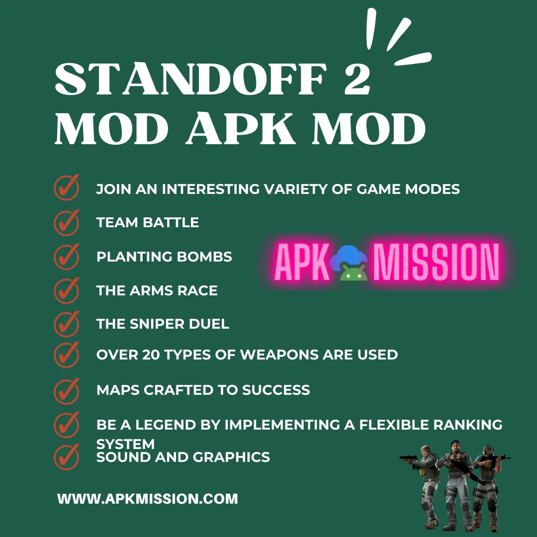 Features of Standoff 2 Mod Apk MOD
