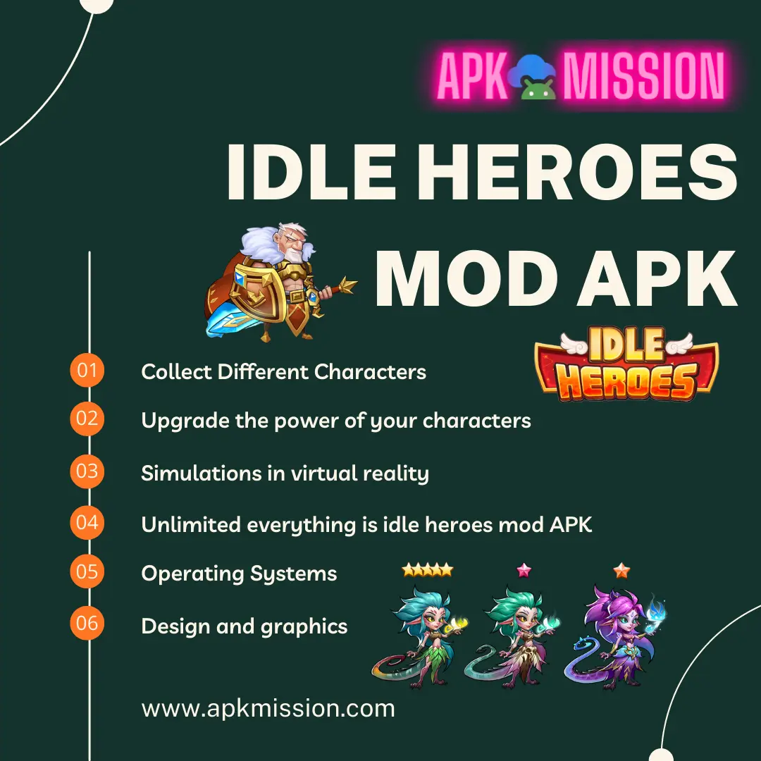 Idle Heroes MOD APK Features