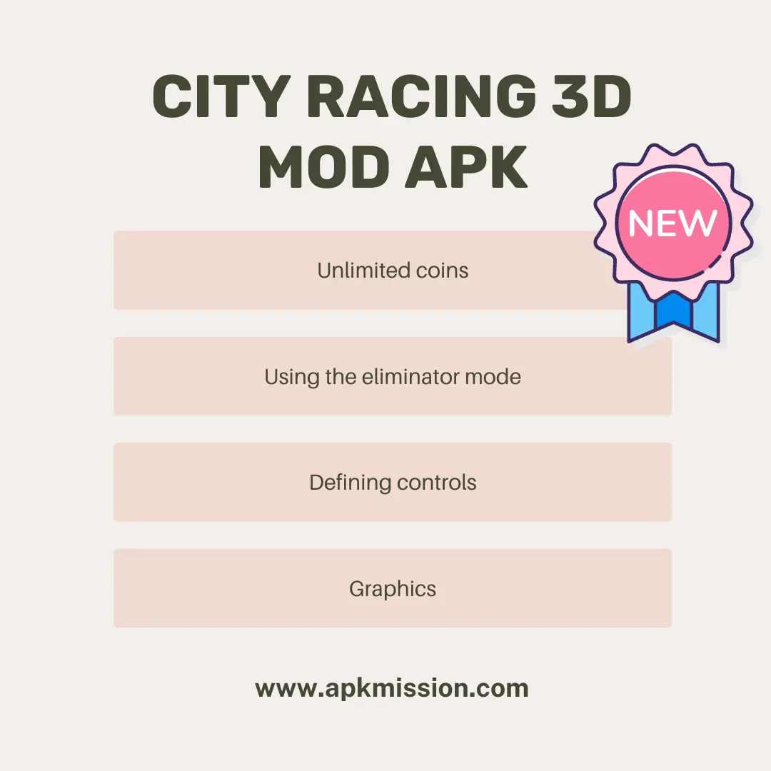 City Racing 3D MOD APK New Features