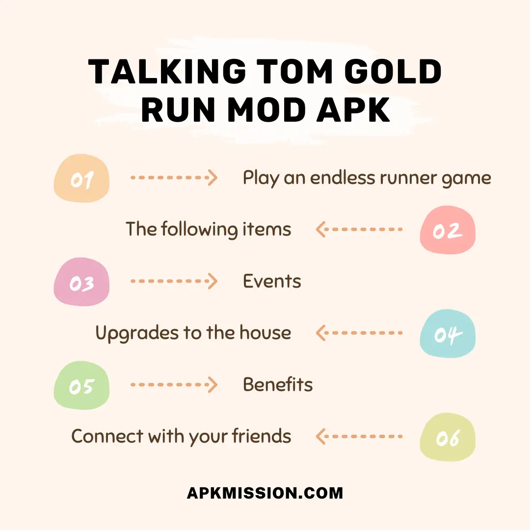 Features Talking Tom Gold Run MOD APK